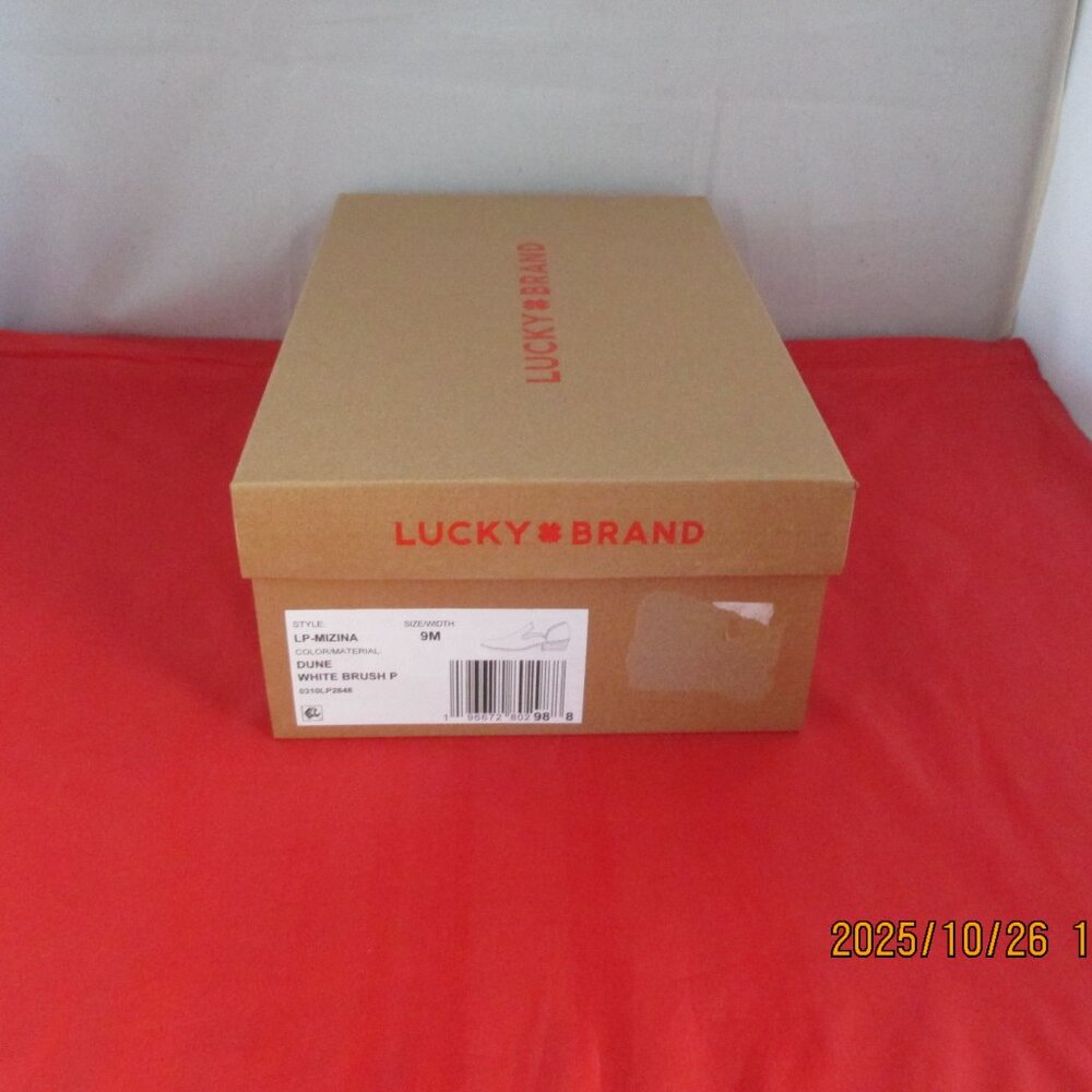 LUCKY BRAND Mizina Faux Leather Shooties $99 - US Size 9 - Dune - 1397 - Picture 10 of 11